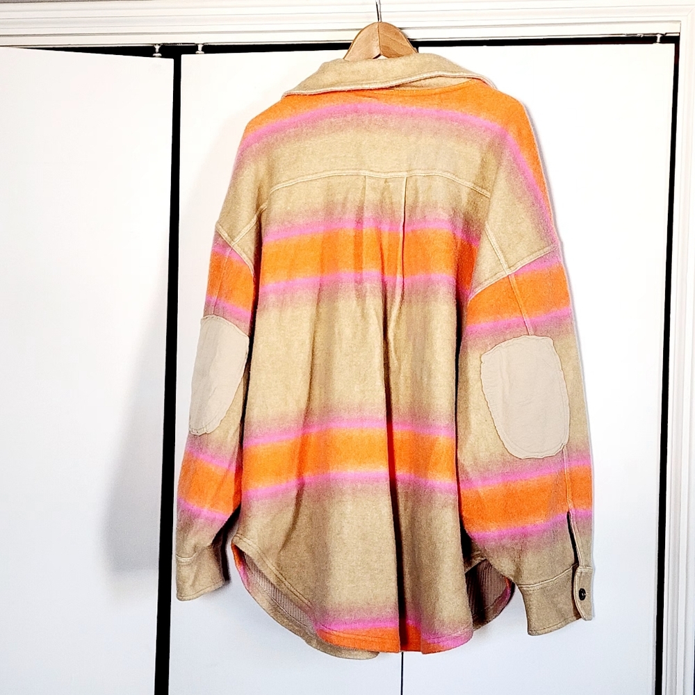 Free People Ruby Jacket In Marzipan Rare Color Combo - Picture 2 of 2